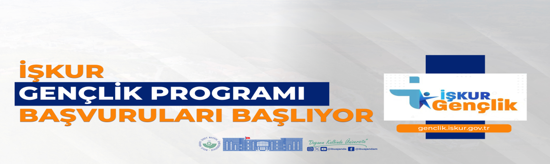 İŞKUR Gençlik Programı Başvuruları Başlıyor (Detaylı bilgi için tıklayınız.)