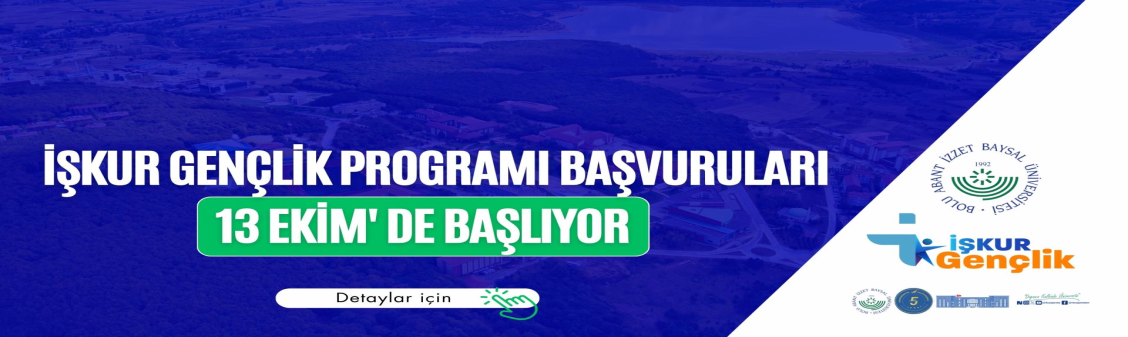 İŞKUR Gençlik Programı başlıyor. Detaylı bilgi için tıklayınız.