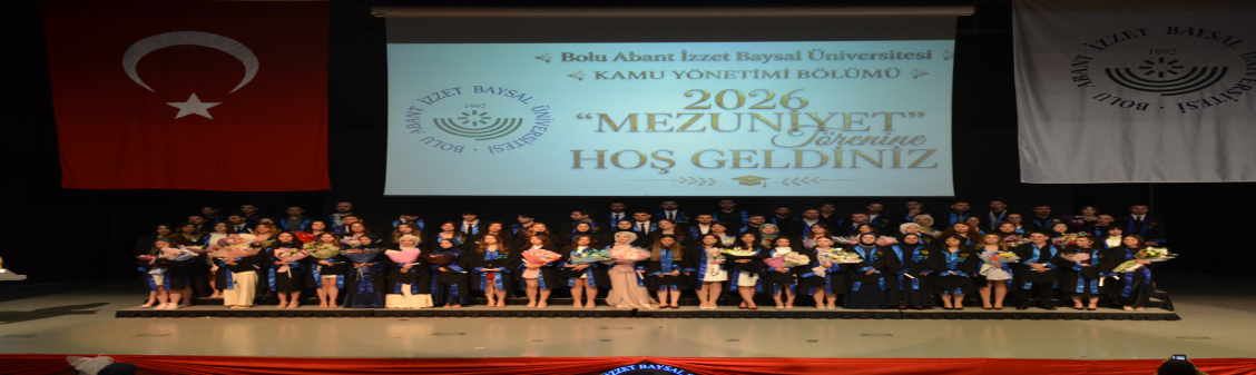 Kamu Yönetimi Mezuniyet Töreni için Tıklayınız.