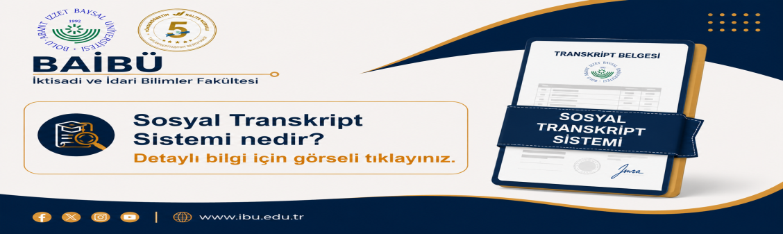 Sosyal Transkript Sistemi ile ilgili detaylı bilgi için görseli tıklayınız.