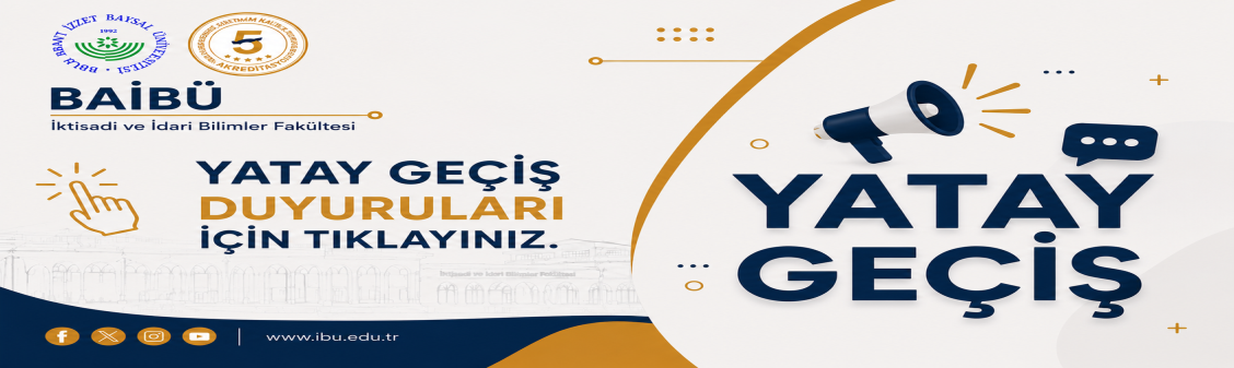Yatay Geciş Duyuruları için tıklayınız.